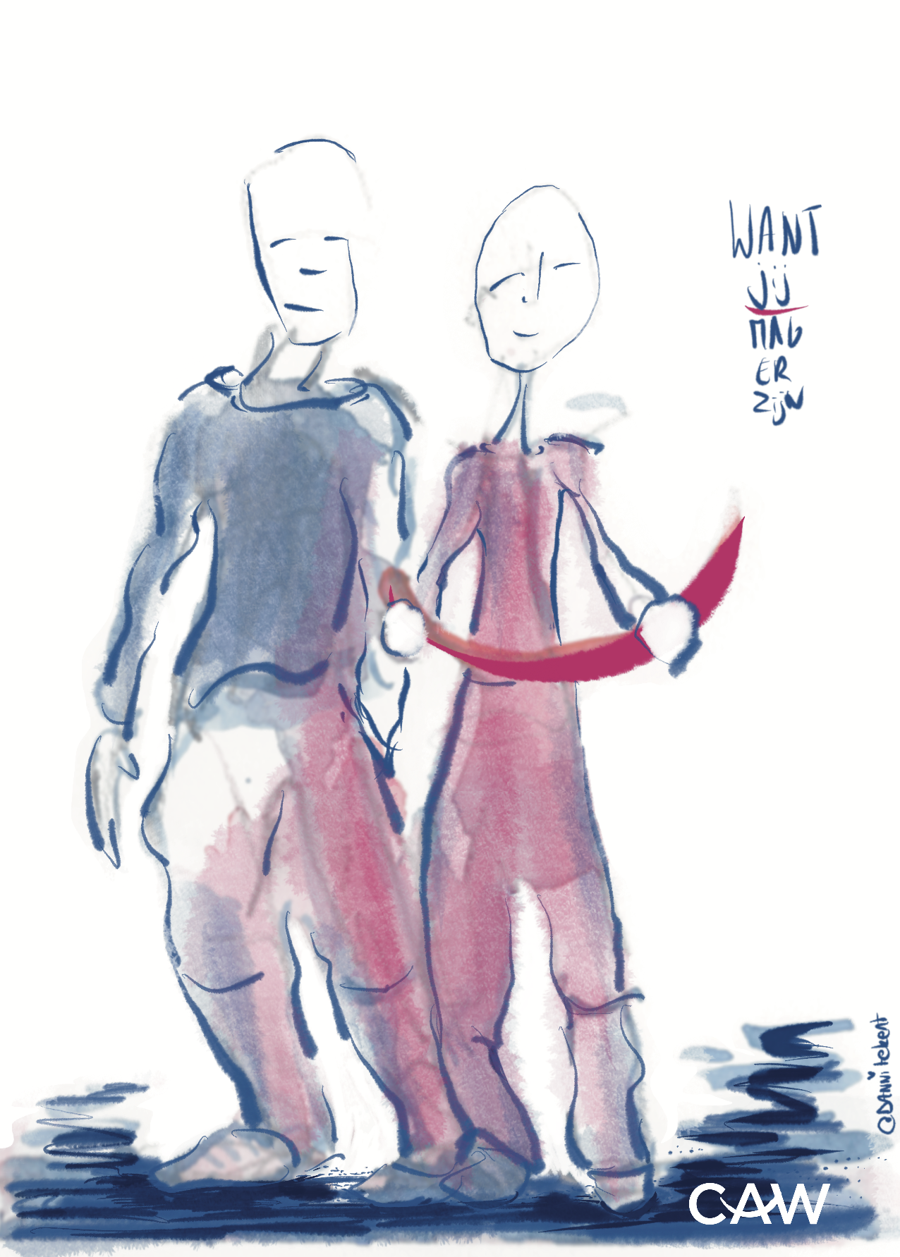 illustratie tekening illustrator mentaal welzijn psyche